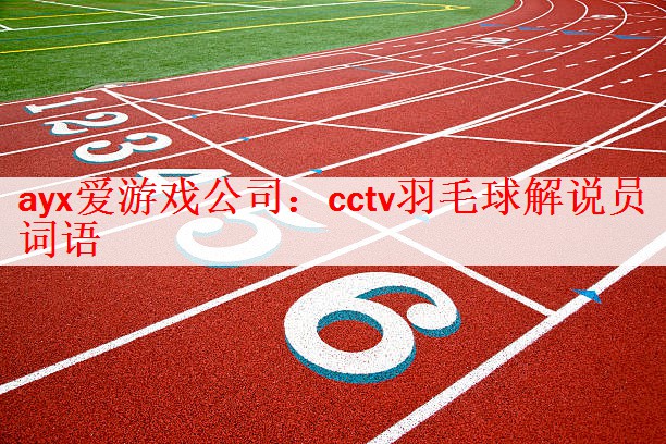 ayx爱游戏公司：cctv羽毛球解说员词语